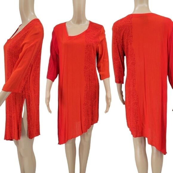 ENDLESS Knot Art Women's Vintage 3pc Bohemian Hippie Set Vest Tunic Skirt - Picture 3 of 15